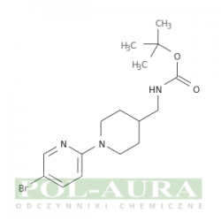 Carbamic acid, N-[[1-(5-bromo-2-pyridinyl)-4-piperidinyl]methyl]-, 1,1-dimethylethyl ester/ 95% [1289007-64-2]