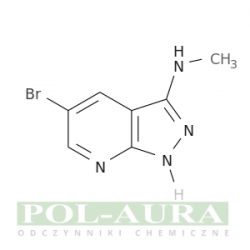 1h-pirazolo[3,4-b]pirydyno-3-amina, 5-bromo-n-metylo-/ 98% [1289189-96-3]