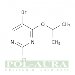 Pirymidyna, 5-bromo-2-chloro-4-(1-metyloetoksy)-/ 98% [1289215-25-3]