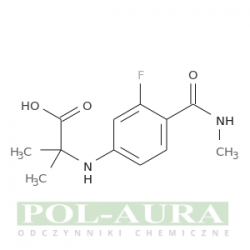 Alanina, n-[3-fluoro-4-[(metyloamino)karbonylo]fenylo]-2-metylo-/ 98% [1289942-66-0]