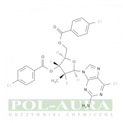 9h-puryno-2-amina, 9-[(2r)-3,5-bis-o-(4-chlorobenzoilo)-2-deoksy-2-fluoro-2-metylo-ß-d-erytropentofuranozyl]- 6-chloro-/ 98% [1294481-82-5]