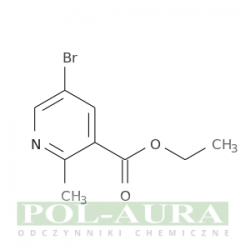 Kwas 3-pirydynokarboksylowy, 5-bromo-2-metylo-, ester etylowy/ 98% [129477-21-0]