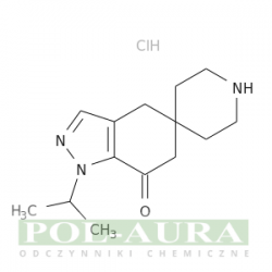 Spiro[5H-indazole-5,4'-piperidin]-7(6H)-one, 1,4-dihydro-1-(1-methylethyl)-, hydrochloride (1:?)/ min. 95% [1301215-20-2]