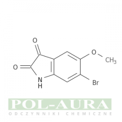 1h-indolo-2,3-dion, 6-bromo-5-metoksy-/ 95% [130420-78-9]