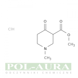 Kwas 3-piperydynokarboksylowy, 1-metylo-4-okso-, ester metylowy, chlorowodorek (1:1)/ 97% [13049-77-9]