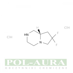 Pirolo[1,2-a]pirazyny, 7,7-difluorooktahydro-, chlorowodorek (1:2), (8as)-/ 97% [1305712-21-3]