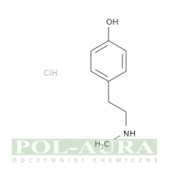 Fenol, 4-[2-(metyloamino)etylo]-, chlorowodorek (1:1)/ 95% [13062-76-5]