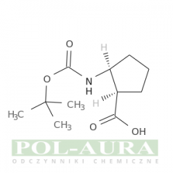 Kwas cyklopentanokarboksylowy, 2-[[(1,1-dimetyloetoksy)karbonylo]amino]-, (1r,2s)-/ 98% [130981-12-3]
