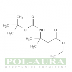 Kwas butanowy, 3-[[(1,1-dimetyloetoksy)karbonylo]amino]-3-metylo-, ester etylowy/ 97% [130985-42-1]