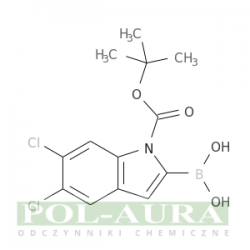 Kwas 1-boc-5,6-dichloro-1h-indolo-2-boronowy/ 97% [1310384-28-1]