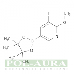 Pirydyna, 3-fluoro-2-metoksy-5-(4,4,5,5-tetrametylo-1,3,2-dioksaborolan-2-ylo)-/ 98% [1310384-35-0]