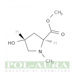 L-prolina, 4-hydroksy-1-metylo-, ester metylowy, (4r)-/ 98% [13135-69-8]