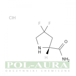 2-pirolidynokarboksyamid, 4,4-difluoro-, chlorowodorek (1:1), (2r)-/ 95% [1315053-41-8]