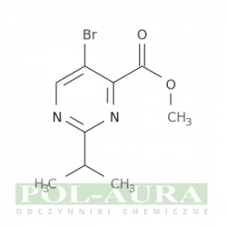 4-Pyrimidinecarboxylic acid, 5-bromo-2-(1-methylethyl)-, methyl ester/ 97% [1316122-22-1]
