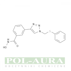 Benzamid, n-hydroksy-3-[1-[(fenylotio)metylo]-1h-1,2,3-triazol-4-ilo]-/ 96,0% [1316652-41-1]