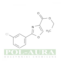 Kwas 4-oksazolokarboksylowy, 2-(3-chlorofenylo)-, ester etylowy/ 95% [132089-43-1]