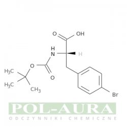 Fenyloalanina, 4-bromo-n-[(1,1-dimetyloetoksy)karbonylo]-/ 97% [132153-48-1]