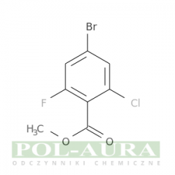 Kwas benzoesowy, 4-bromo-2-chloro-6-fluoro-, ester metylowy/ 98% [1321613-02-8]