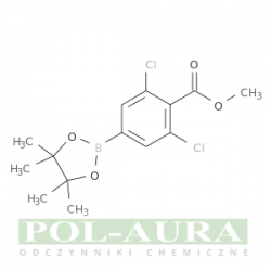 Kwas benzoesowy, 2,6-dichloro-4-(4,4,5,5-tetrametylo-1,3,2-dioksaborolan-2-ylo)-, ester metylowy/ 96% [1321613-04-0]