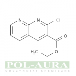 Kwas 1,8-naftyrydyno-3-karboksylowy, 2-chloro-, ester etylowy/ 95% [132209-79-1]