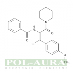 Benzamide, N-[(1Z)-2-chloro-2-(4-methoxyphenyl)-1-(1-piperidinylcarbonyl)ethenyl]-/ 95% [1323140-64-2]