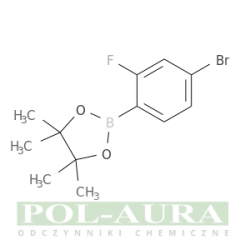 1,3,2-dioksaborolan, 2-(4-bromo-2-fluorofenylo)-4,4,5,5-tetrametylo-/ 97% [1326316-85-1]