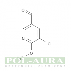 3-pirydynokarboksyaldehyd, 5-chloro-6-metoksy-/ 97% [132865-44-2]