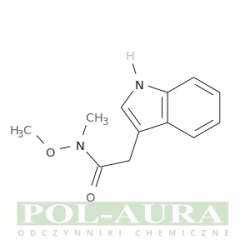 1h-indolo-3-acetamid, n-metoksy-n-metylo-/ 95% [132922-37-3]