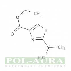 Kwas 4-tiazolokarboksylowy, 2-(1-metyloetylo)-, ester etylowy/ 98% [133047-44-6]