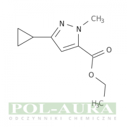 Kwas 1h-pirazolo-5-karboksylowy, 3-cyklopropylo-1-metylo-, ester etylowy/ 95% [133261-11-7]