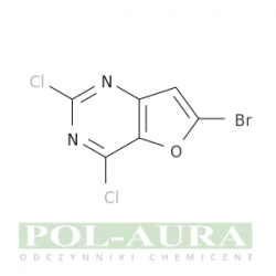 Furo[3,2-d]pirymidyna, 6-bromo-2,4-dichloro-/ 97% [1363382-31-3]