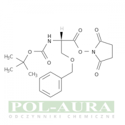 L-seryna, n-[(1,1-dimetyloetoksy)karbonylo]-o-(fenylometylo)-, ester 2,5-diokso-1-pirolidynylu/ 96% [13650-73-2]