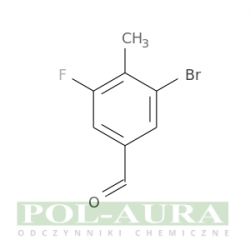Benzaldehyd, 3-bromo-5-fluoro-4-metylo-/ 98% [1370411-47-4]