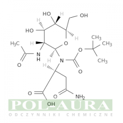 L-asparagina, n-[2-(acetyloamino)-2-deoksy-ß-d-glukopiranozylo]-n2-[(1,1-dimetyloetoksy)karbonylo]-/ 96% [137255-40-4]