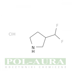 Pirolidyna, 3-(difluorometylo)-, chlorowodorek (1:1)/ 97% [1376176-56-5]