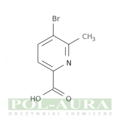 Kwas 2-pirydynokarboksylowy, 5-bromo-6-metylo-/ 95% [137778-20-2]