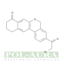 5h-benzo[d]nafto[2,3-b]pirano-8(9h)-on, 3-(2-bromoacetylo)-10,11-dihydro-/ 95% [1378390-29-4]