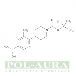 Kwas 1-piperazynokarboksylowy, 4-(5-borono-3-metylo-2-pirydynylo)-, ester 1-(1,1-dimetyloetylowy)/ 95% [1379476-75-1]