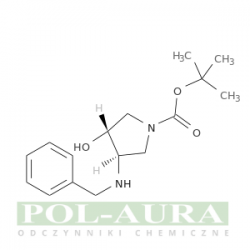 Kwas 1-pirolidynokarboksylowy, 3-hydroksy-4-[(fenylometylo)amino]-, ester 1,1-dimetyloetylowy, (3r,4r)-rel-/ 97% [138026-89-8]