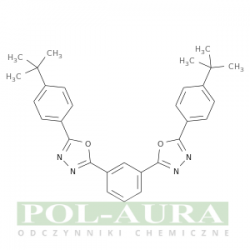 1,3,4-oksadiazol, 2,2'-(1,3-fenyleno)bis[5-[4-(1,1-dimetyloetylo)fenylo]-/ 97% [138372-67-5]