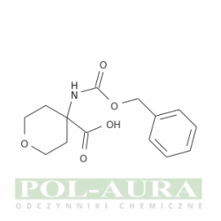 Kwas 2h-pirano-4-karboksylowy, tetrahydro-4-[[(fenylometoksy)karbonylo]amino]-/ 97% [138402-13-8]