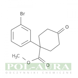 Kwas cykloheksanokarboksylowy, 1-(3-bromofenylo)-4-okso-, ester metylowy/ 95% [1385694-79-0]