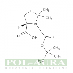 Kwas 3,4-oksazolidynodikarboksylowy, 2,2-dimetylo-, 3-(1,1-dimetyloetylo) ester, (4s)-/ 97% [139009-66-8]