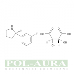 L-winian (r)-2-(3-fluorofenylo)pirolidyny/ 95% [1391463-17-4]
