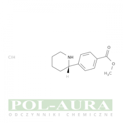 Kwas benzoesowy, 4-(2s)-2-piperydynylo-, ester metylowy, chlorowodorek (1:1)/ 95% [1391547-09-3]