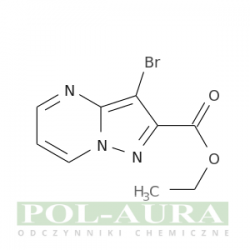 Pyrazolo[1,5-a]pyrimidine-2-carboxylic acid, 3-bromo-, ethyl ester/ min. 97% [1394004-05-7]