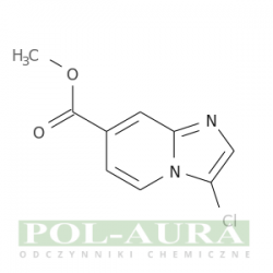 Kwas imidazo[1,2-a]pirydyno-7-karboksylowy, 3-chloro-, ester metylowy/ 97% [1396554-42-9]