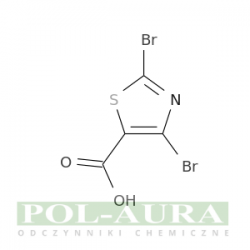 Kwas 5-tiazolokarboksylowy, 2,4-dibromo-/ 95+% [139669-96-8]