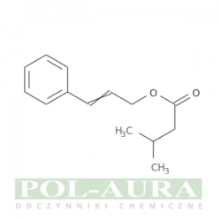 Kwas butanowy, ester 3-metylo-, 3-fenylo-2-propen-1-ylu/ 97% [140-27-2]