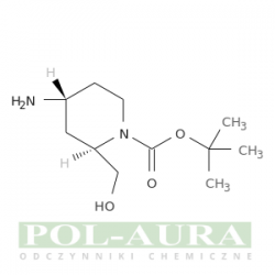 1-Piperidinecarboxylic acid, 4-amino-2-(hydroxymethyl)-, 1,1-dimethylethyl ester, (2R,4R)-rel-/ 97% [1402249-04-0]